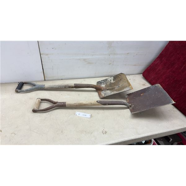 Pair of Shovels with Steel Blades
