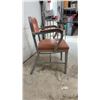 Image 2 : Vintage Royal Metal Manufacturing Co. Industrial Armchair with Upholstered Seat and Back