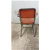 Image 3 : Vintage Royal Metal Manufacturing Co. Industrial Armchair with Upholstered Seat and Back