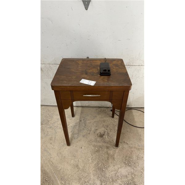 Singer Sewing Machine Cabinet with Foot Pedal