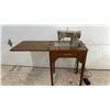 Image 3 : Singer Sewing Machine Cabinet with Foot Pedal