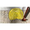 Image 3 : Yellow Tractor Seat Stool and Jackall Mark V High-Lift Jack, 8000-Pound Capacity