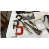Image 2 : Stanley Red Metal Toolbox, Strong N Tuff 19" Tool Box, C-Clamps, Grease Guns, and More