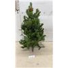 Image 1 : Small Artificial 36" Christmas Tree with Multi-Color Mini Lights and Stand