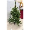 Image 3 : Small Artificial 36" Christmas Tree with Multi-Color Mini Lights and Stand