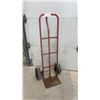 Image 1 : Red Steel Two-Wheel Hand Truck with Pneumatic Tires