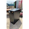 Image 3 : Black Metal Three-Drawer Lateral Filing Cabinet 36x18x41