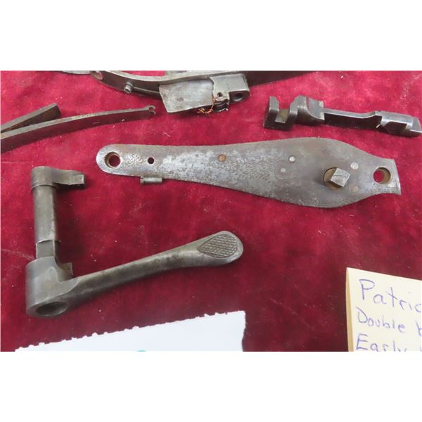 Gun Parts for Percussion Double Barrel – Early 1800s England (Patrician Pattern), Serial No. [Not