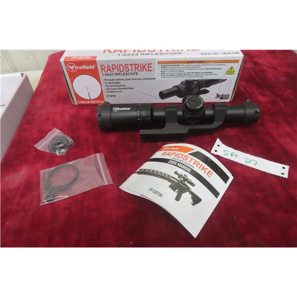 Firefield Rapid Strike 1-6 x 24 Rifle Scope, Open New in Box