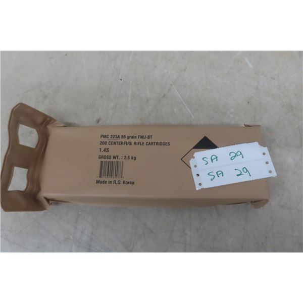 .223 Rem Ammo – 200 Rounds. *A valid PAL is required at pickup for ammunition.