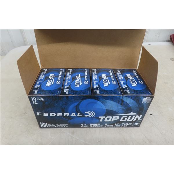 Federal 12 Gauge 2 3/4" Ammo – 100 Rounds. *A valid PAL is required at pickup for ammunition.