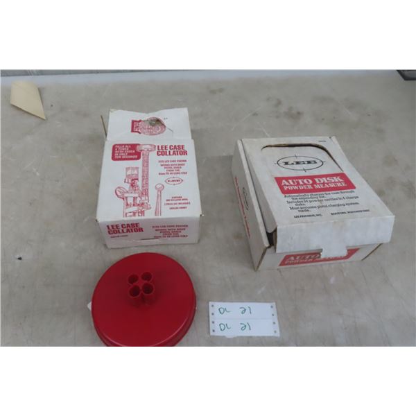 Lee Disk Powder Measure and Lee Case Collector