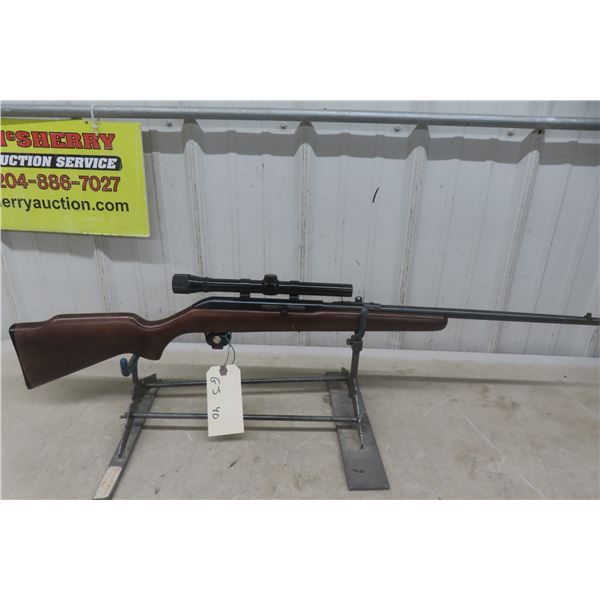 Cooey 64A – .22 LR, Semi-Auto, 20" Bbl, No Serial No. Listed, No Magazine, w/ Weaver D4 Scope *A
