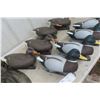 Image 3 : 8 Floating Duck Decoys ( 1/2 Drakes, 1/2 Hens) w/ Heritage Mesh Decoy Bag