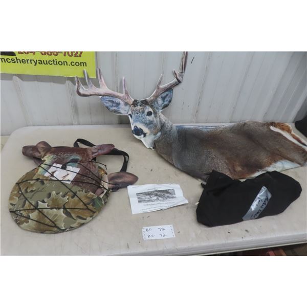 Folding Deer Decoys – Qty 3 - White Tail Buck, White Tail Doe, Cow Elk
