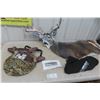 Image 1 : Folding Deer Decoys – Qty 3 - White Tail Buck, White Tail Doe, Cow Elk