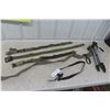 Image 1 : Ammo Belt, Climbing Safety Gear, and Photo Tripod