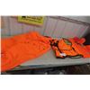 Image 1 : Hunting Orange Gear, Vest, Toques, and Insulated Bib Pants