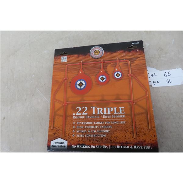 22 Triple Spinner Targets