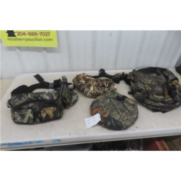 Camo Back Pack Carrier Seat Cuhion and More