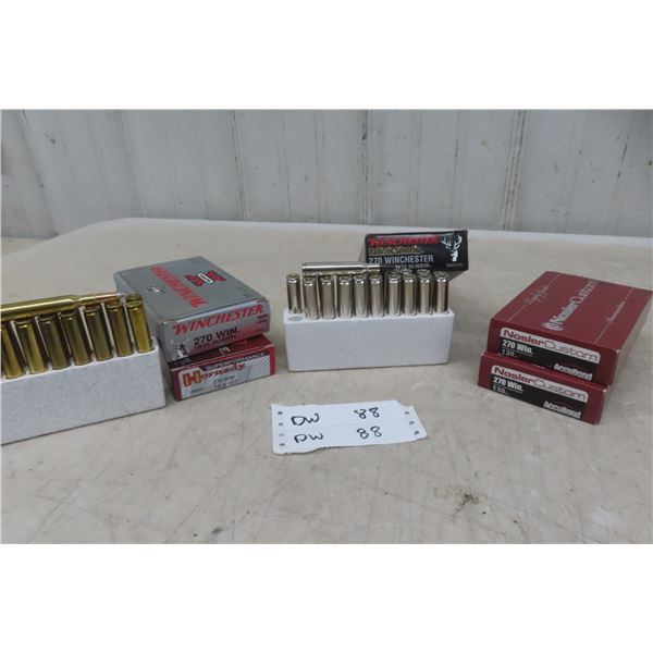 270 Winchester Ammo, 100 Rounds. *A valid PAL is required at pickup for ammunition.*