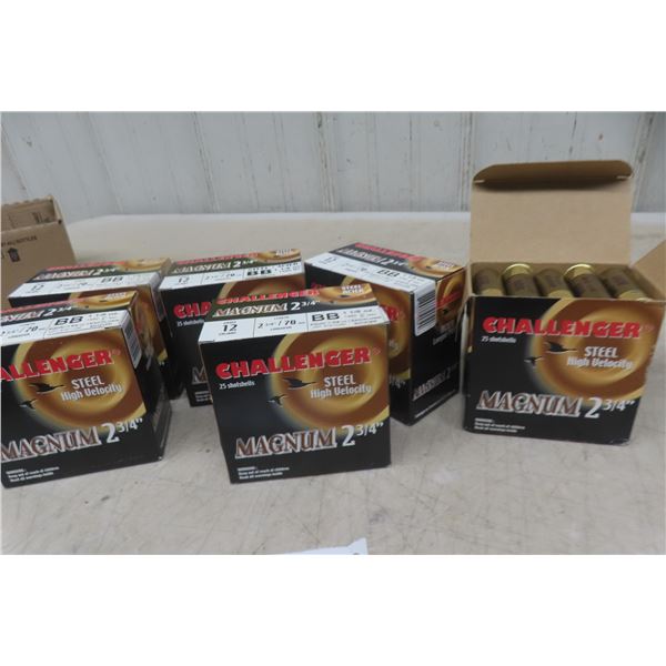 Challenger 12 Gauge 2 3/4" Ammo, 150 Rounds. *A valid PAL is required at pickup for ammunition.*