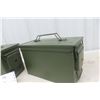 Image 2 : 3x Metal Military Style Ammo Cases