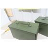 Image 7 : 3x Metal Military Style Ammo Cases