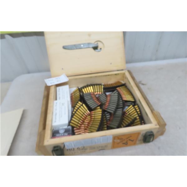 7.62 x 39 Ammo in Wood Crate, 1100 Rounds. *A valid PAL is required at pickup for ammunition.*