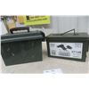 Image 1 : 2x Ammo Cases 1) Metal, 1) Plastic