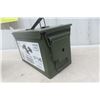 Image 4 : 2x Ammo Cases 1) Metal, 1) Plastic