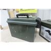 Image 5 : 2x Ammo Cases 1) Metal, 1) Plastic