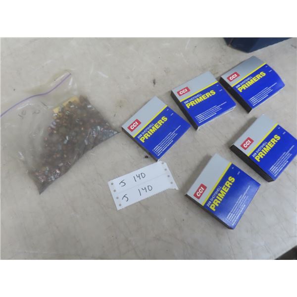 Shotshell Primers, 500+ and Full Bag (No Count)