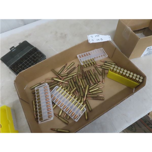 6.5×55 Ammo, 129 Rounds, Reloads — Use at Own Risk