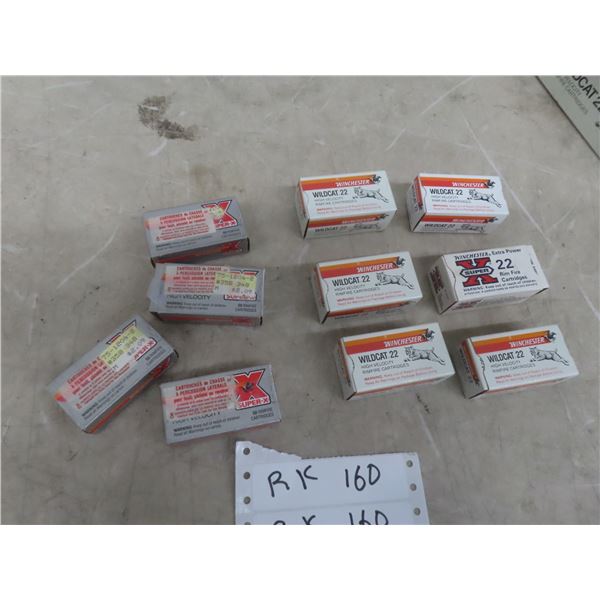 .22 Cal Ammo: 300 Long and 200 Short, 500 Rounds Total