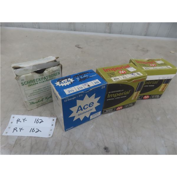 12 Gauge Ammo (48 Rounds) and 16 Cartridges, 64 Total