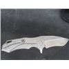 Image 2 : Marfione Custom Star Lord Flipper Knife, Titanium Handle, 9" Recurve Blade w/ Accessories and Soft