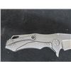 Image 4 : Marfione Custom Star Lord Flipper Knife, Titanium Handle, 9" Recurve Blade w/ Accessories and Soft