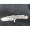 Image 5 : Marfione Custom Star Lord Flipper Knife, Titanium Handle, 9" Recurve Blade w/ Accessories and Soft