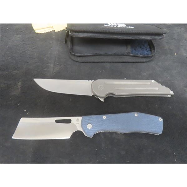 Terrain 365 STS-A3 Folding Knife 9" and Gerber Folding Knife 8" w/ Soft Case