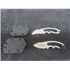 Image 1 : Hogue Elishewitz Fixed Blade Knife, Skeletonized Handle, 5½" w/ Case – Qty 2