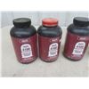 Image 3 : IMR Reloading Powder, 5 × 1 lb Containers, Approx ¾ Full on Average — #4198 and #4350