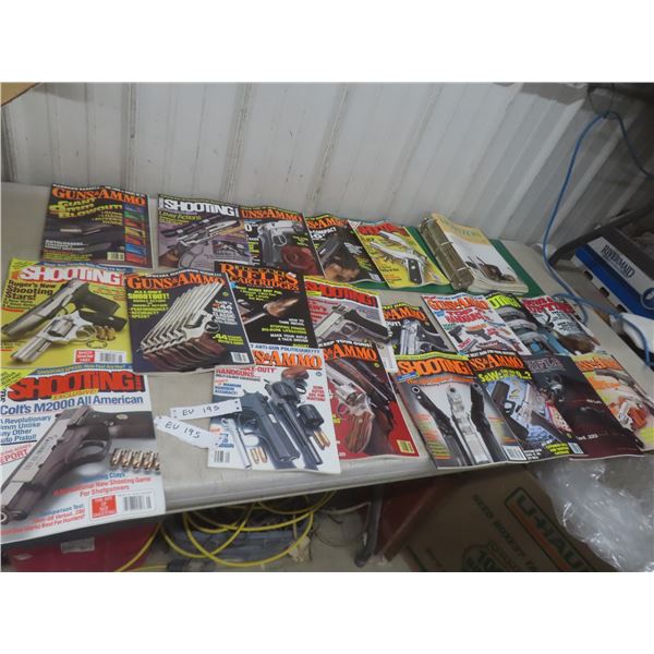 Full Box of Gun/Hunting Magazines