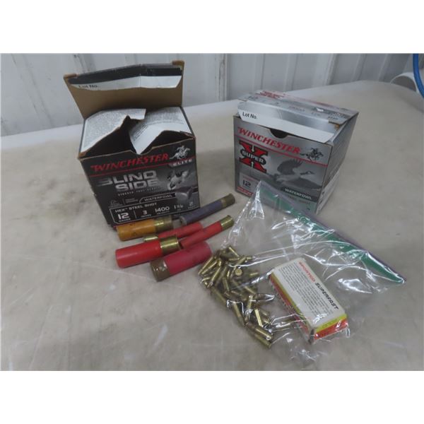 12 Gauge Ammo (Approx 25-30 Rounds) and .22 Cal Ammo
