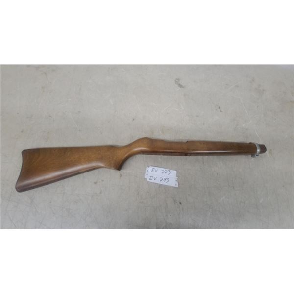Long Rifle Wooden Stock with Rubber Butt Pad