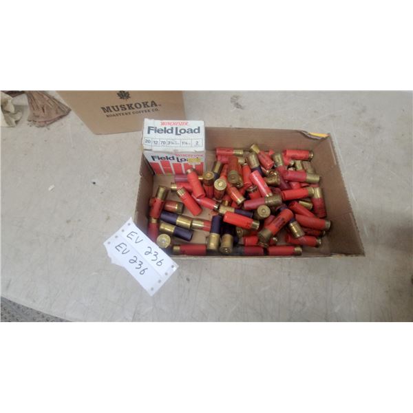 Assorted 12 Gauge Shotgun Shells Including Winchester Field 87 Rounds. *A valid PAL is required at