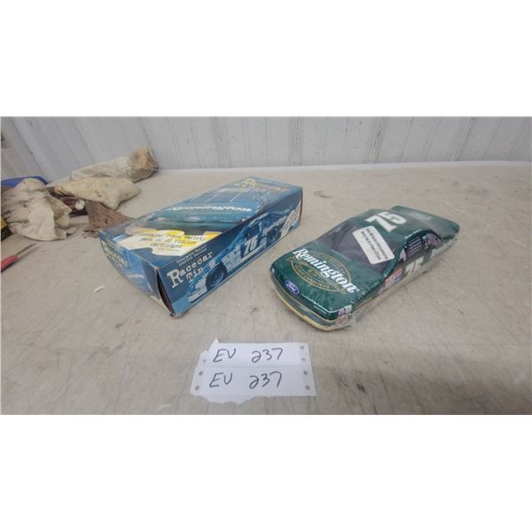 Remington #75 Morgan Shepherd NASCAR Racecar Tin with 300 Rounds Rimfire Ammunition. *A valid PAL