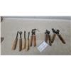 Image 1 : Vintage Lead Casting Tools, Ladles, Dippers, Hand-Held Bullet Molds with Wooden Handles, and More