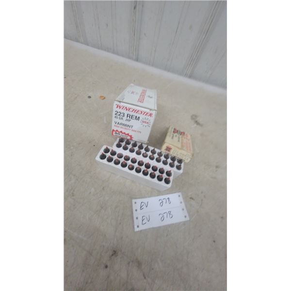 223 Rem Ammo 60 Rounds. *A valid PAL is required at pickup for ammunition.*