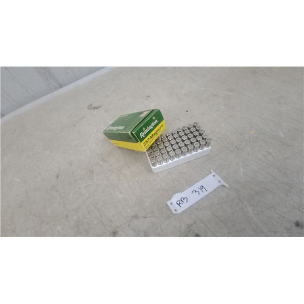 Remington 357 Magnum 158 Grain Lead Semi-Wadcutter Ammunition, 50 Rounds. *A valid PAL is required